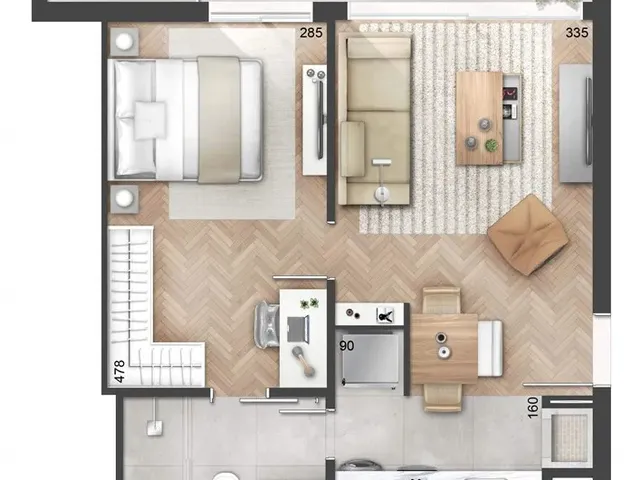 Imagem 3: Apartamento à venda no bairro Auxiliadora - Porto Alegre/RS