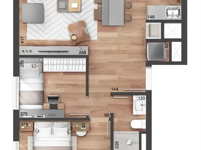 Imagem 4: Apartamento à venda no bairro Auxiliadora - Porto Alegre/RS