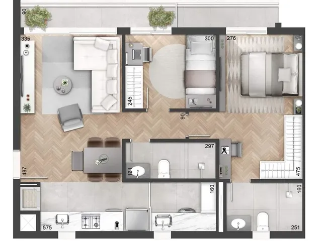 Imagem 5: Apartamento à venda no bairro Auxiliadora - Porto Alegre/RS