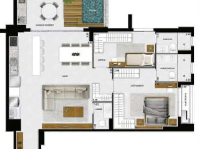 Imagem 13: Apartamento À Venda no Bairro Setor Marista - Goiânia/Go