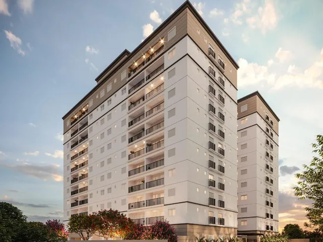 Imagem: O apartamento possui 2 Dormitórios, 1 Suíte, 2 Banheiros,