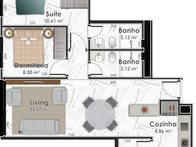 Imagem 2: Apartamento À Venda no Bairro Centro - Capão da Canoa/Rs