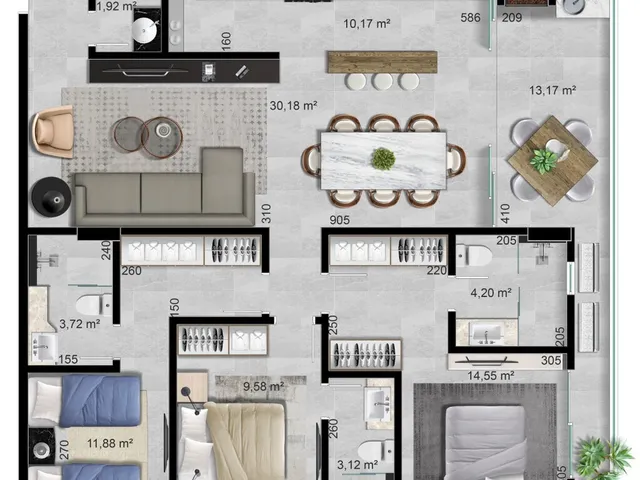 Imagem 6: Lumina - Apartamento à venda no bairro Bombas - Bombinhas/SC