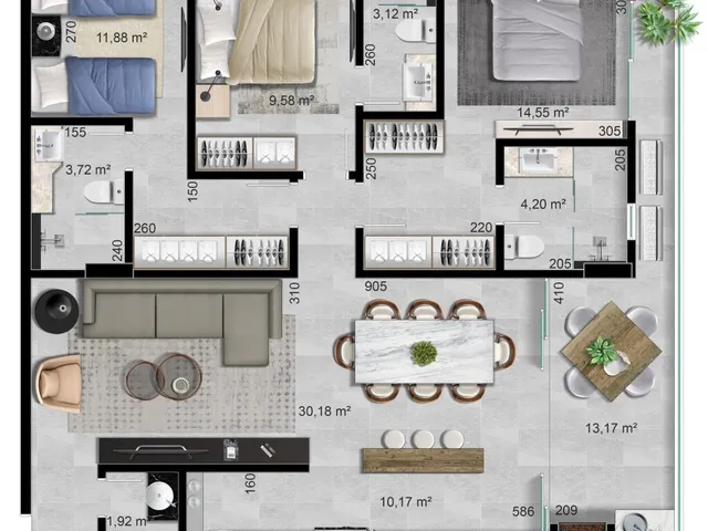 Imagem 7: Lumina - Apartamento à venda no bairro Bombas - Bombinhas/SC