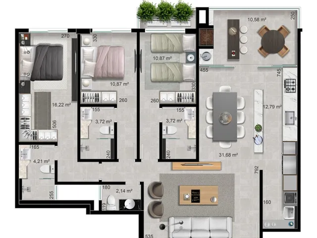 Imagem 8: Lumina - Apartamento à venda no bairro Bombas - Bombinhas/SC