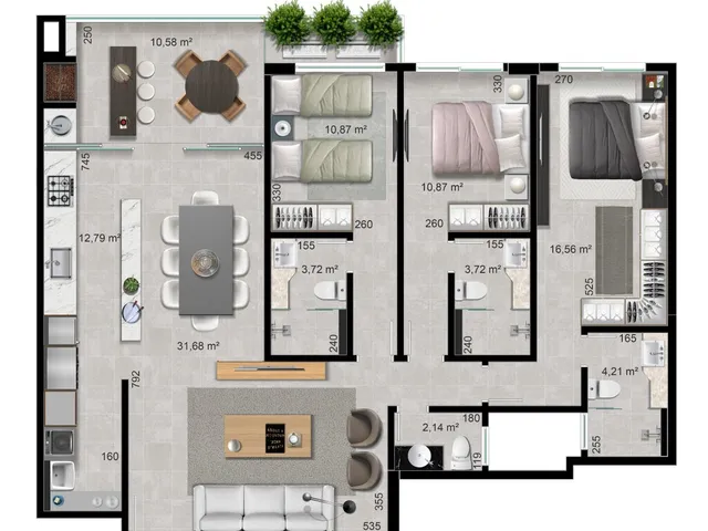 Imagem 9: Lumina - Apartamento à venda no bairro Bombas - Bombinhas/SC