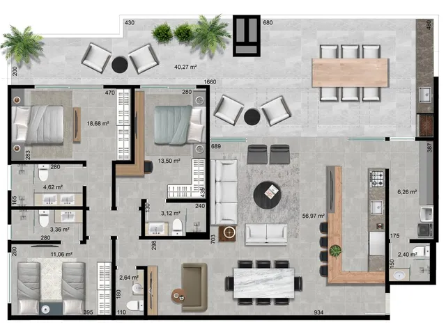 Imagem 15: Lumina - Apartamento à venda no bairro Bombas - Bombinhas/SC