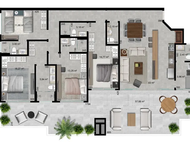 Imagem 16: Lumina - Apartamento à venda no bairro Bombas - Bombinhas/SC