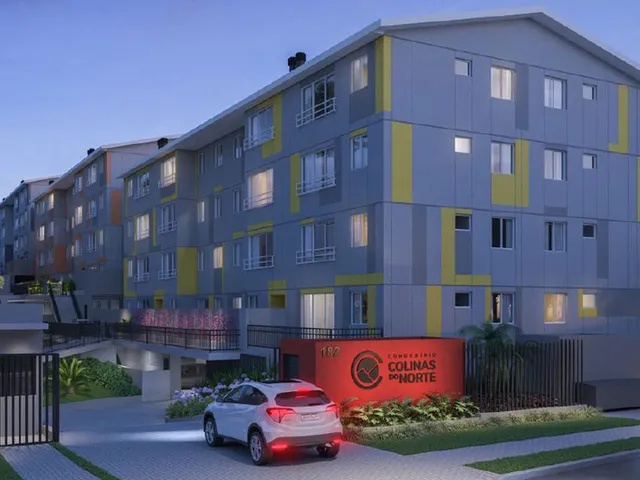 Imagem: O apartamento possui 2 Dormitórios, 1 Banheiro, 1 Vaga na