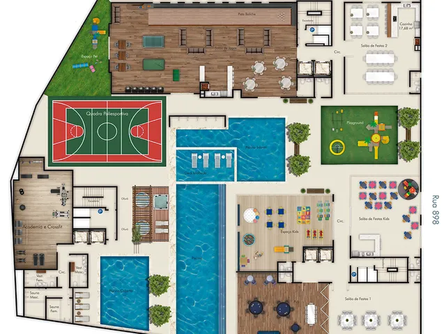 Imagem 2: Apartamento Padrão, 2 Dormitórios na Rua 898