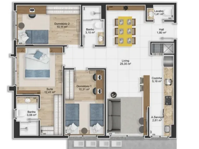 Imagem 7: Apartamento à venda no bairro Petrópolis - Porto Alegre/RS