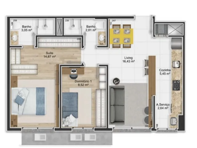 Imagem 9: Apartamento à venda no bairro Petrópolis - Porto Alegre/RS