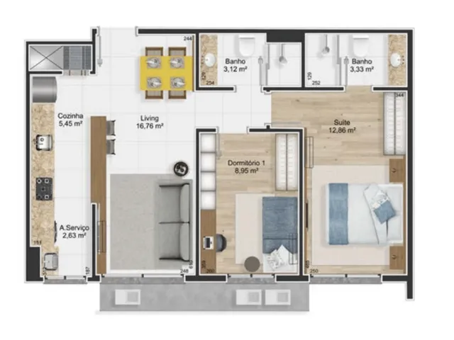 Imagem 11: Apartamento à venda no bairro Petrópolis - Porto Alegre/RS