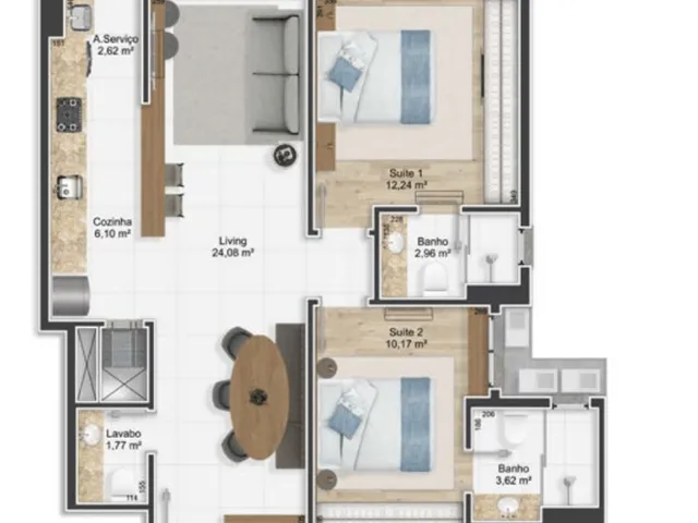Imagem 12: Apartamento à venda no bairro Petrópolis - Porto Alegre/RS
