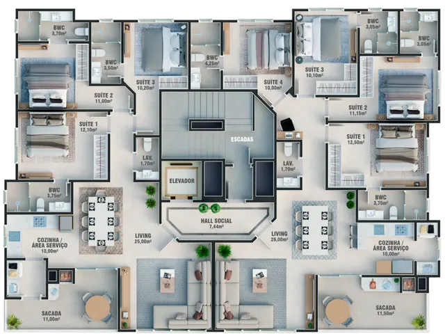 Imagem 3: Apartamento À Venda no Bairro Centro - Itapema/Sc