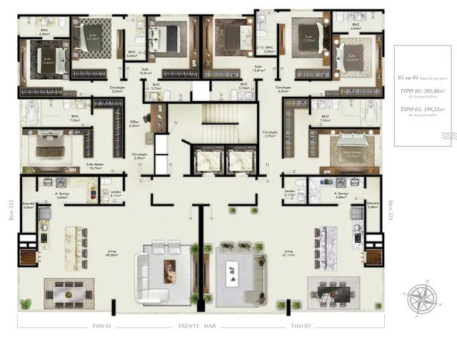 Imagem 3: Apartamento Padrão, 4 Dormitórios na Rua 323