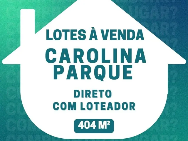 Imagem: Lote Parcelado À Venda no Carolina Parque