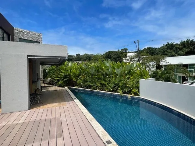 Imagem 3: Com conceito moderno e ambientes amplos essa belíssima casa decorada com quatro suítes