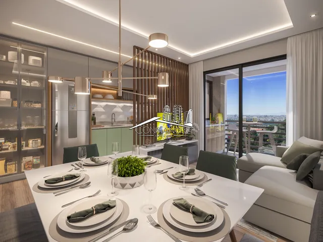 Imagem 1: Apartamento 2 Quartos e 1 Vaga de Garagem no Santorini Residence no Atuba em Curitiba/Pr
