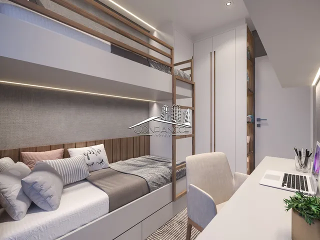 Imagem 3: Apartamento 2 Quartos e 1 Vaga de Garagem no Santorini Residence no Atuba em Curitiba/Pr