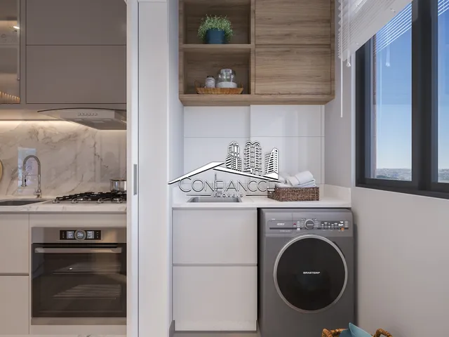 Imagem 7: Apartamento 2 Quartos e 1 Vaga de Garagem no Santorini Residence no Atuba em Curitiba/Pr