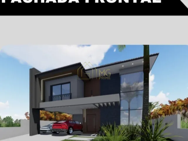 Imagem: A casa em condomínio possui 3 Dormitórios, 3 Suítes, 3