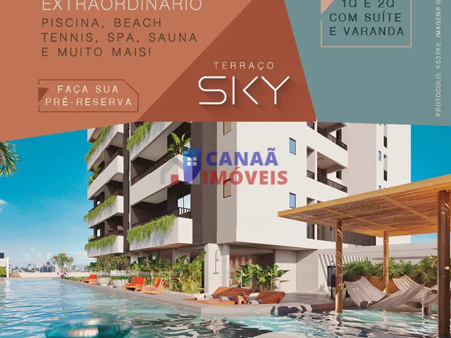 Imagem 2: Apartamento 2 quartos c/ 1 suíte no centro *Terraço Sky