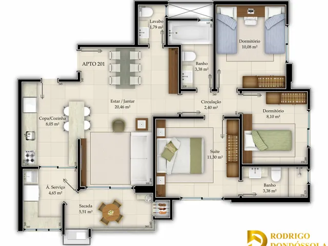 Imagem 10: Apartamento em andar alto com vista livre e financiamento direto, venha conhecer