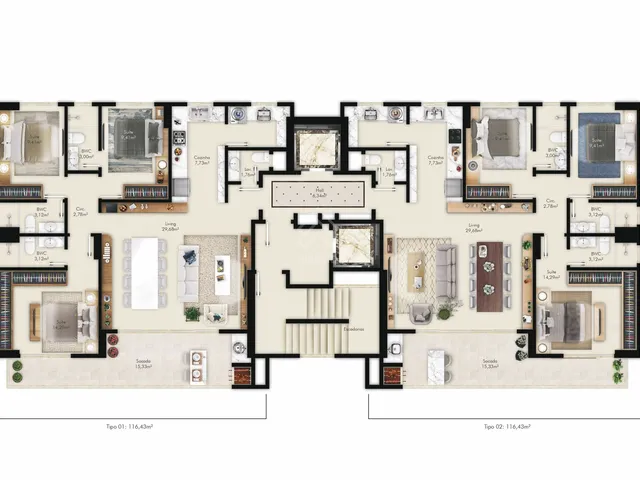 Imagem 15: Apartamento no residencial Barão de Albuquerque ideal para você que procura qualidade