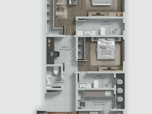Imagem 13: Brava Vel Apartamento com 5 dormitórios
