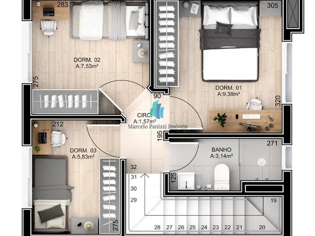 Imagem 9: Sobrado Novo Casa com 3 dormitórios