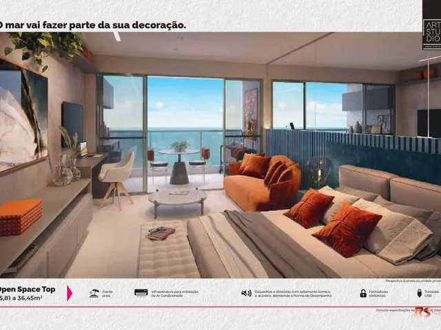 Imagem 13: Apartamento Studio na Praia de Armação em Salvador/BA. -´ART STUDIO !