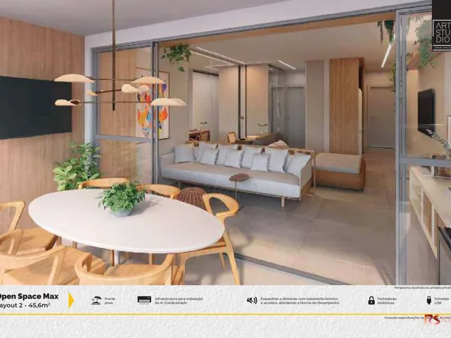 Imagem 3: Apartamento Studio na Praia de Armação em Salvador/BA. -´ART STUDIO !