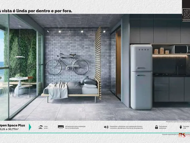 Imagem 5: Apartamento Studio na Praia de Armação em Salvador/BA. -´ART STUDIO !