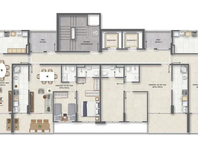 Imagem 8: Apartamento de 02 quartos com 2 suítes no Costa Azul - Harmony Residencial !