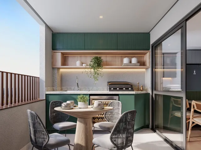 Imagem: O apartamento possui 4 Dormitórios, 1 Suíte, 2 Banheiros,