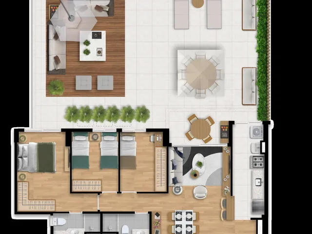 Imagem 5: Apartamentos 02 quartos na Praia de Jaguaribe, Salvador.Ba