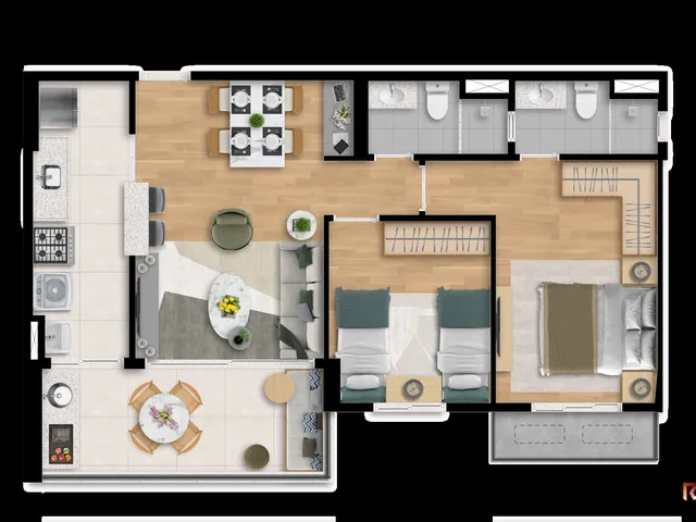 Imagem 16: Apartamentos 02 quartos na Praia de Jaguaribe, Salvador.Ba