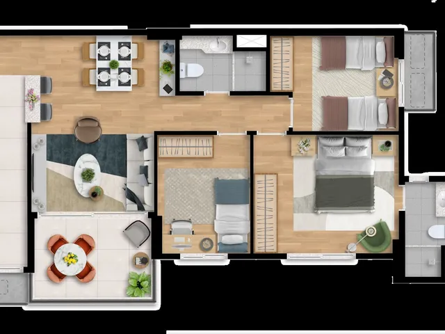 Imagem 10: Apartamentos 02 quartos na Praia de Jaguaribe, Salvador.Ba