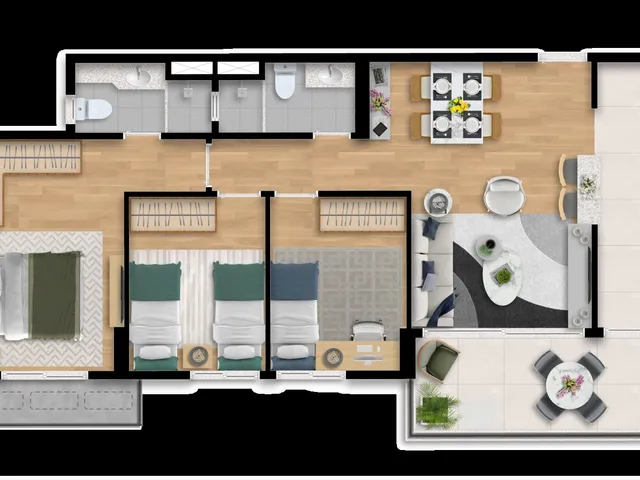 Imagem 12: Apartamentos 02 quartos na Praia de Jaguaribe, Salvador.Ba