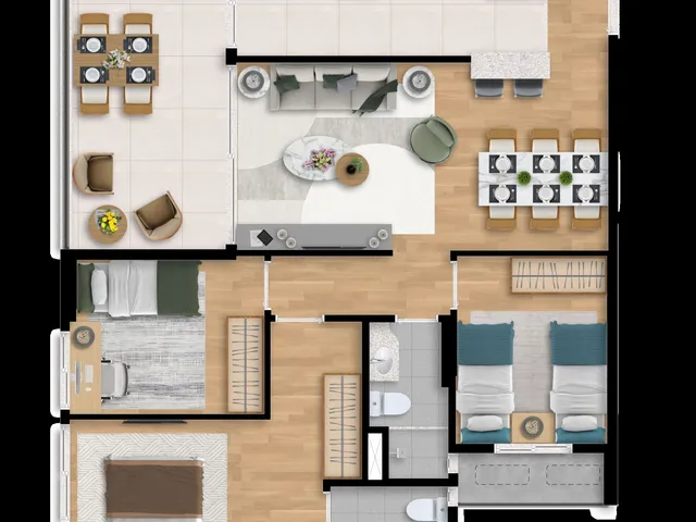 Imagem 8: Apartamentos 02 quartos na Praia de Jaguaribe, Salvador.Ba