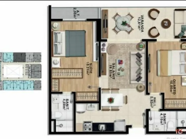 Imagem 13: Apartamento de 02 quartos em Stella Maris - Salvador/Ba