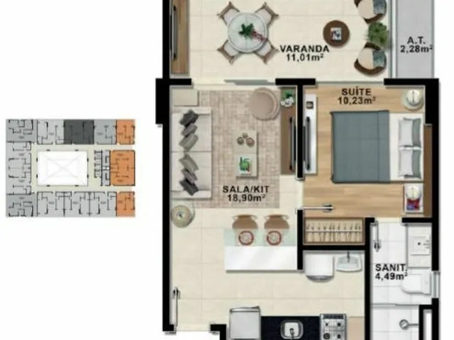Imagem 16: Apartamento de 02 quartos em Stella Maris - Salvador/Ba