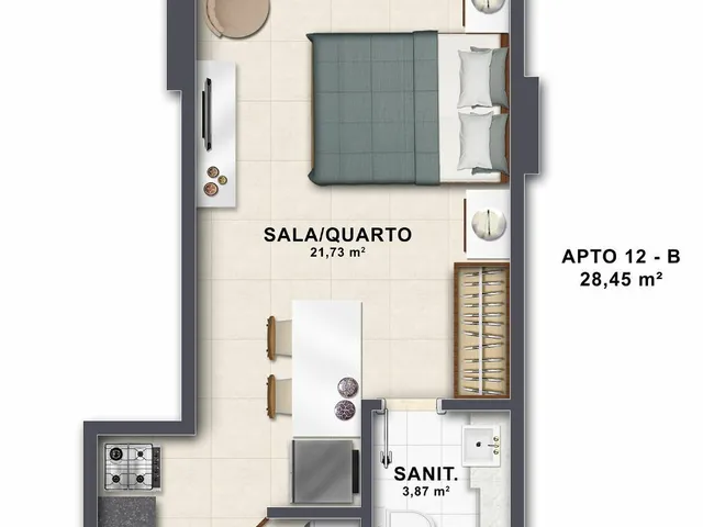 Imagem 2: Apartamento de 02 quartos em Stella Maris - Salvador/Ba