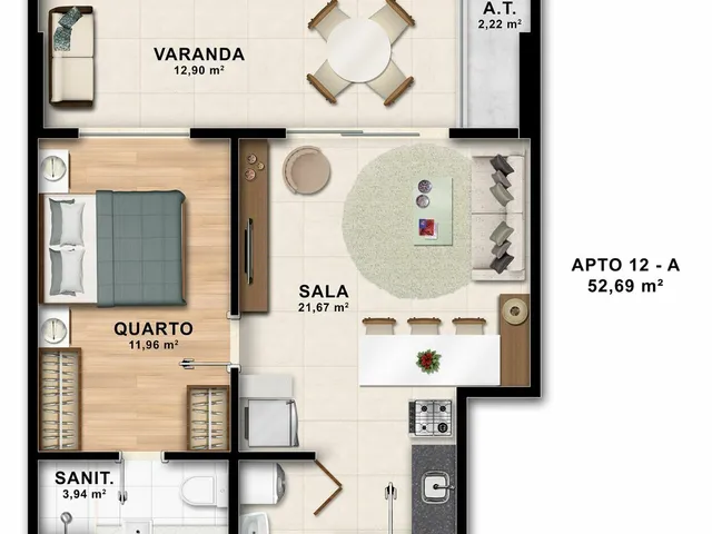 Imagem 15: Apartamento de 02 quartos em Stella Maris - Salvador/Ba