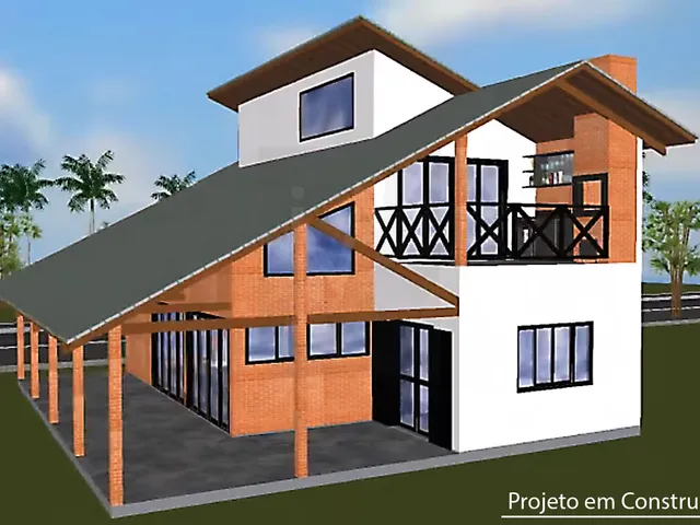 Imagem 5: Abaixo do Preço! Casa de Madeira com Terreno Gramado, Construção em Andamento E
