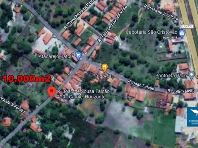Imagem 1: Terreno com 10.000M2 em Horizonte no Centro do Bairro Catolé - para Construtores Ou