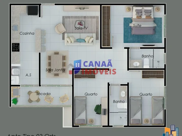 Imagem 11: Apartamento 3 quartos c/suíte 80m² Bairro Martins _novíssimo, pronto pra morar