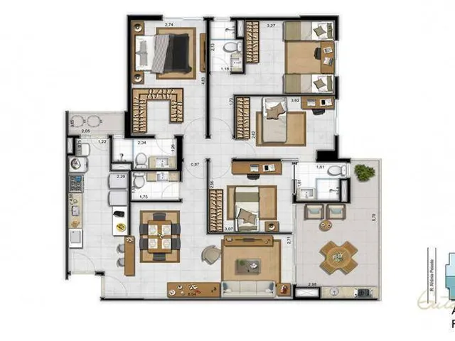 Imagem 9: Apartamento com 4 Dormitórios À Venda, 120 M² por R$ 990.000,00 - Centro - Nova