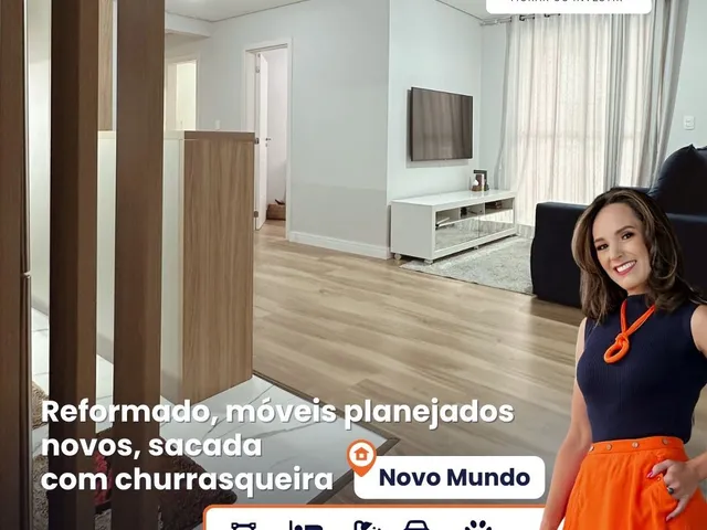 Imagem: Apartamento 3 Quartos com Armários de Cozinha